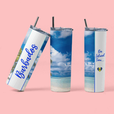 barbados island time tumblers