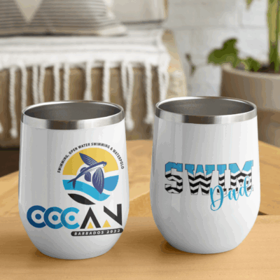 swim dad tumbler - barbados